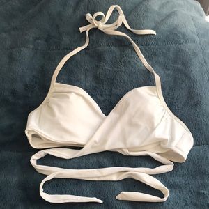 Victoria Secret Padded White Wrap Bikini Top M